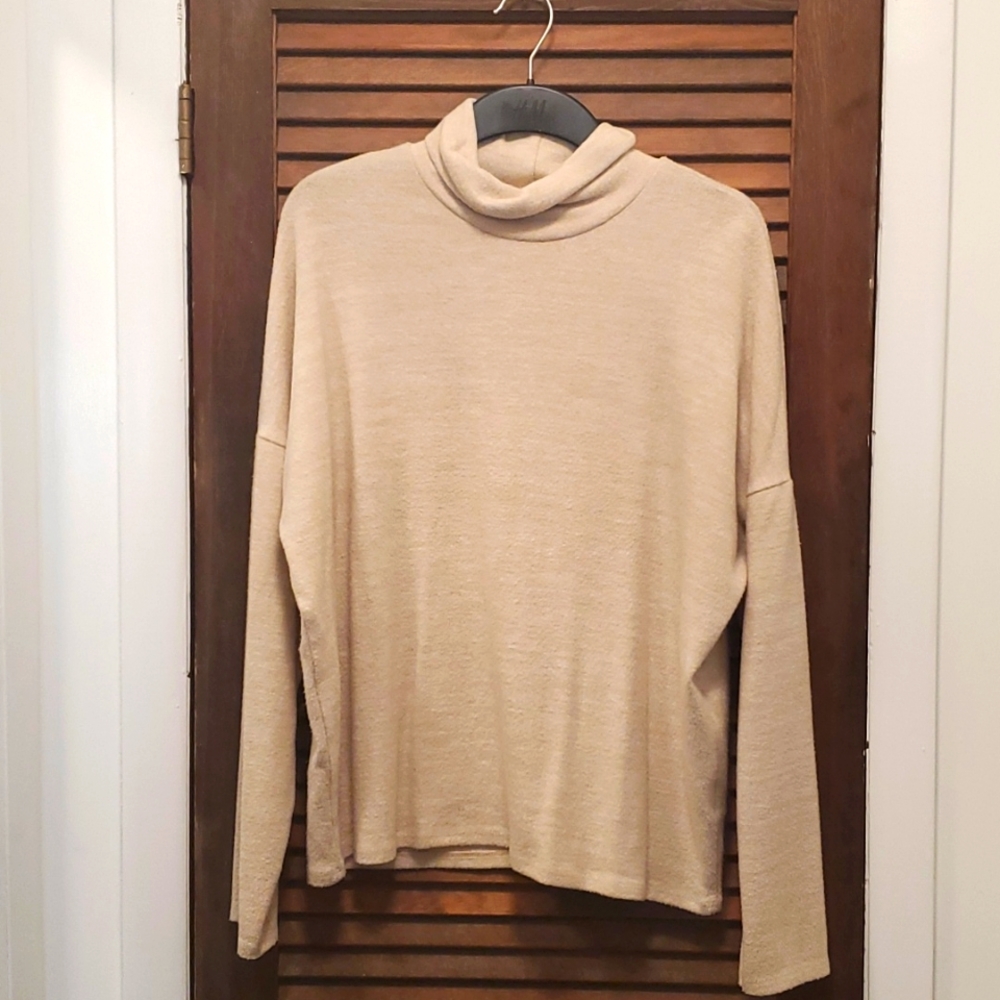 Cream Turtleneck